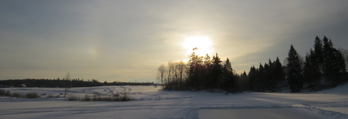 No stipra sala uz pavasara pusi